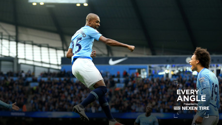 EVERY ANGLE: View Fernandinho's super strike against Burnley over and over...
