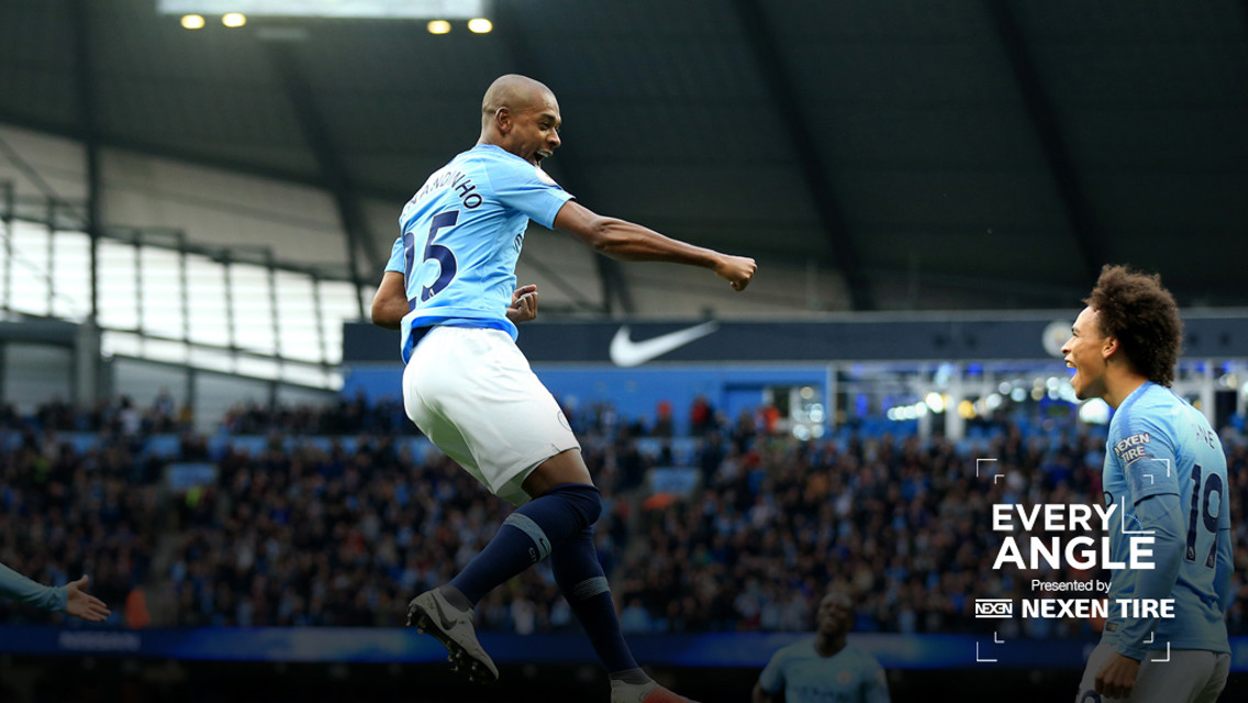EVERY ANGLE: View Fernandinho's super strike against Burnley over and over...
