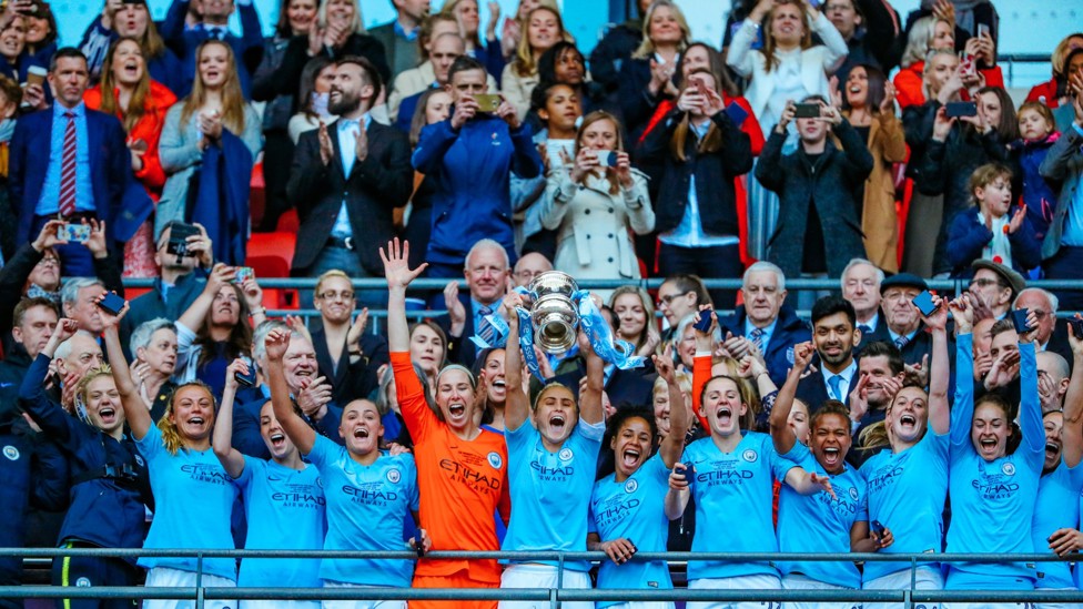 WEMBLEY : A first FA Cup triumph would follow in May when City beat West Ham in the final