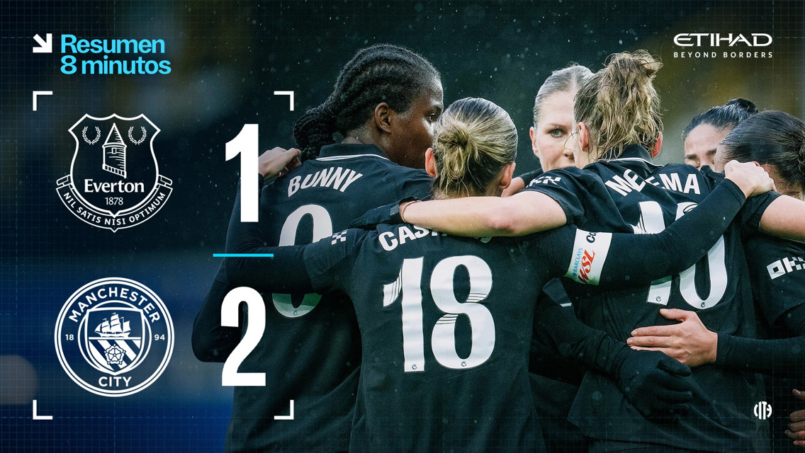 Everton 1-2 City: resumen extendido