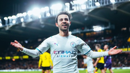 Bernardo at the double as City go top