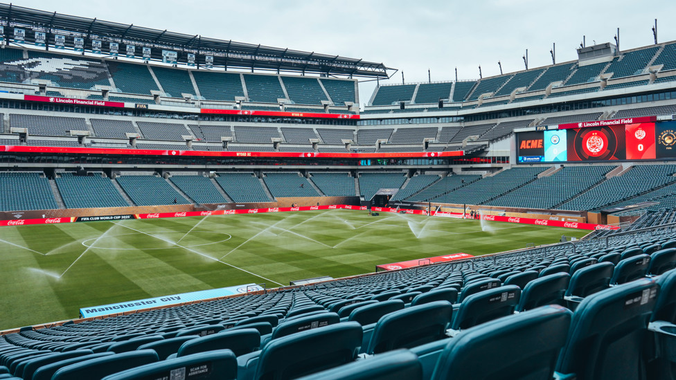 STAGE SET : Lincoln Financial Field in Philadelphia ready to host City's 2025 Club World Cup opener.