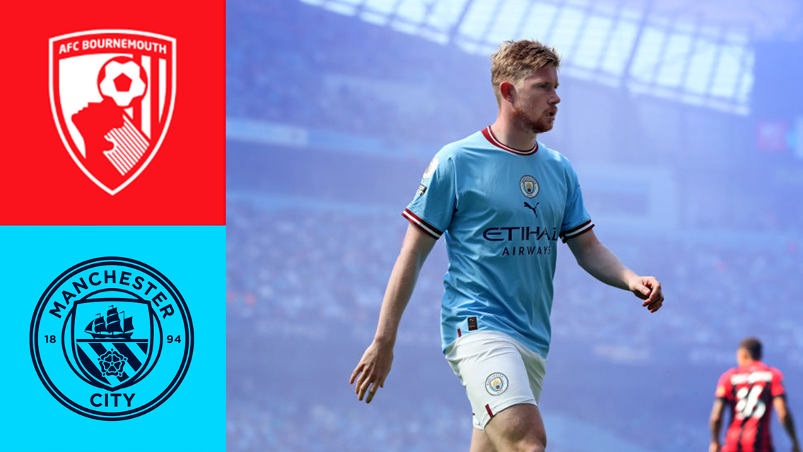 Bournemouth v City: ¡sigue la lucha por el título!
