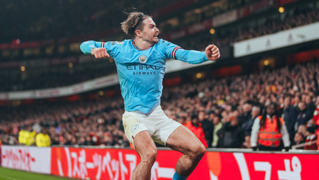 FIST PUMP: Grealish celebrates.