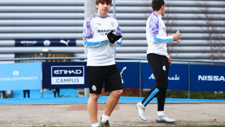 Adrian Bernabe training 15 January.