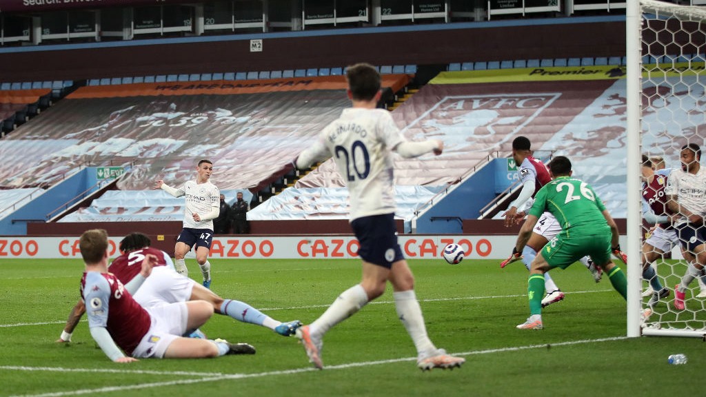 LEVEL BEST: Phil Foden strikes to draw us level