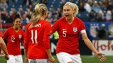 SUPER STEPH: Steph Houghton captained the side to glory