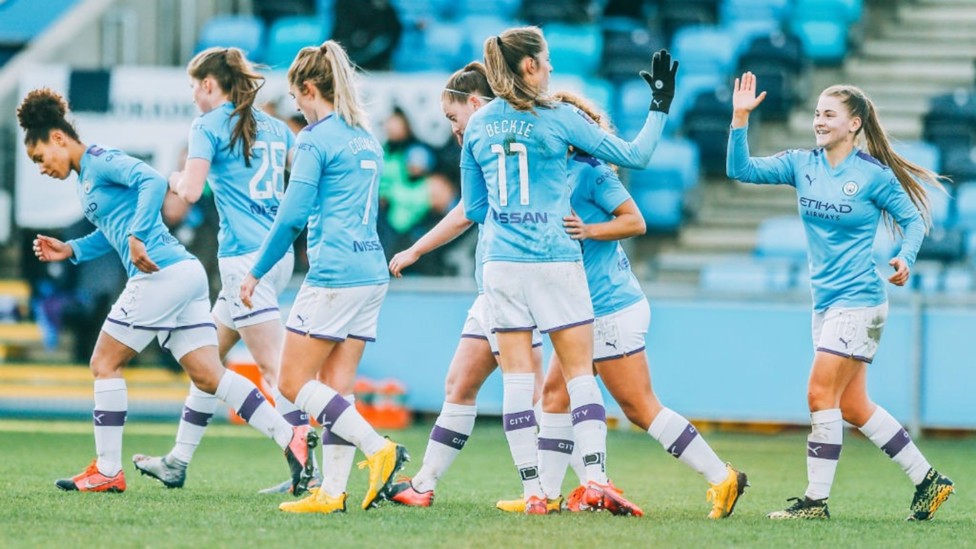 HAT-TRICK HERO:  : A treble for Park in a 10-0 win over Ipswich Town in February 2020