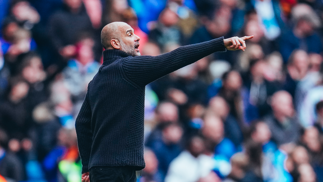 THE BOSS: On the touchline.