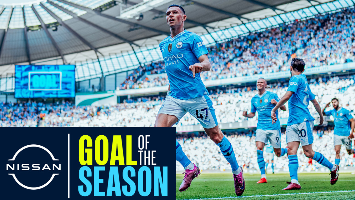 Foden wins Nissan Goal of the Season 2023/24