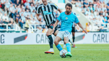 SCORING SILVA: Bernardo calmly slots in the equaliser.