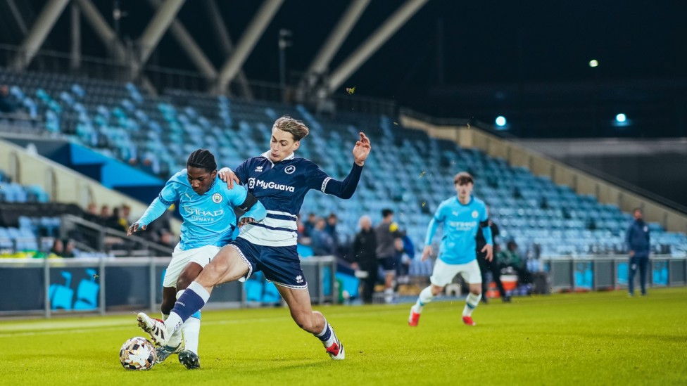 MIGHTY MCAIDOO : Ryan McAidoo un-phased by the pressure he was under.