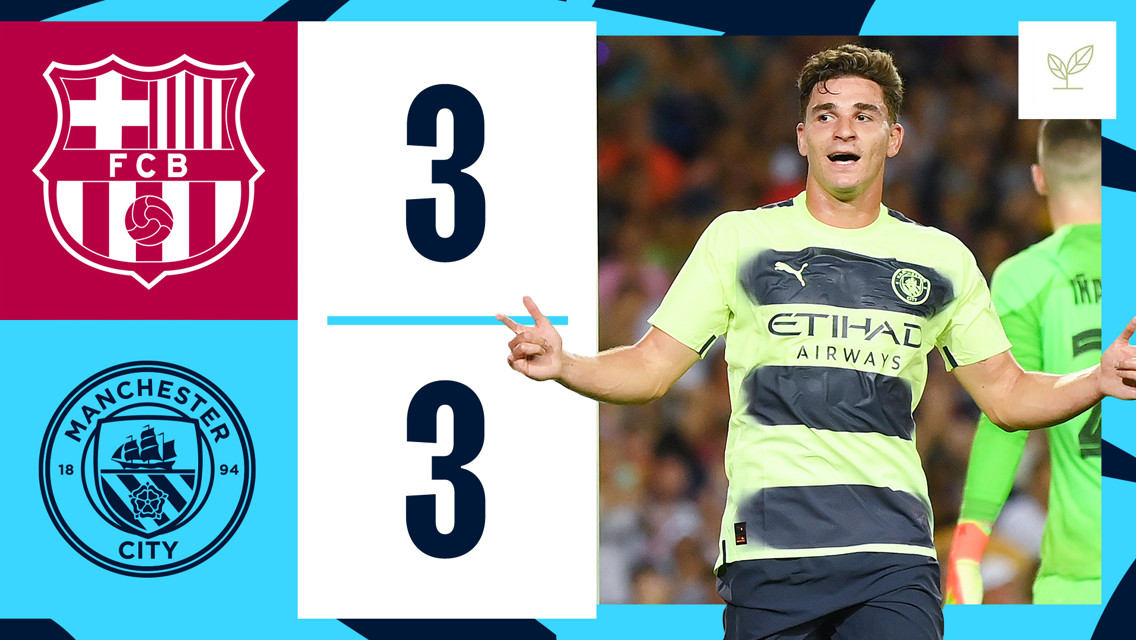 Barca 3-3 City: Cuplikan Singkat