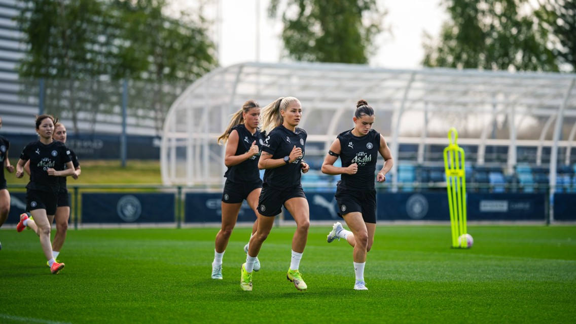 Training: City’s hard work begins 