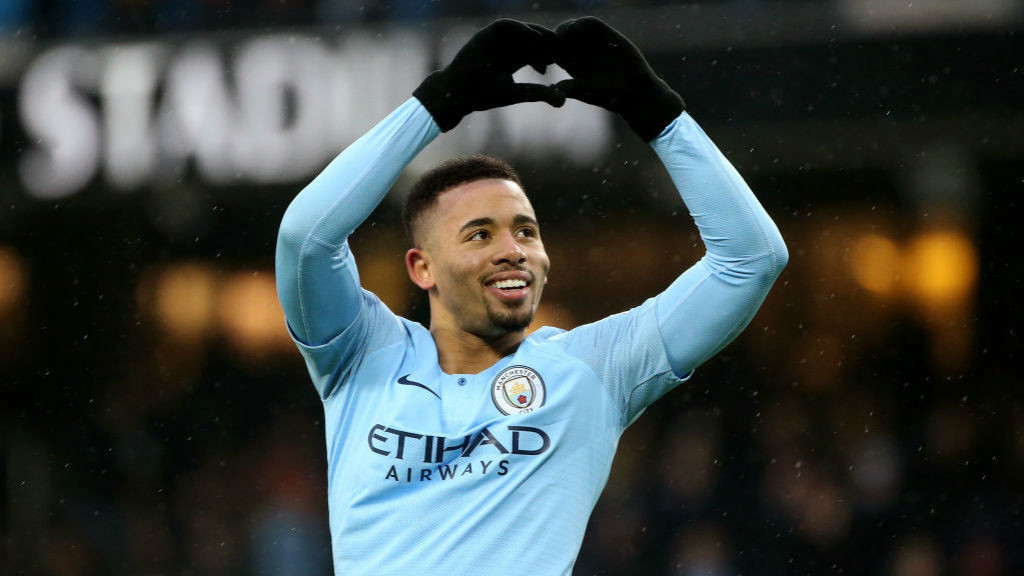 JOINT TOP SCORER : Gabriel Jesus is tied with Sergio Aguero on 14