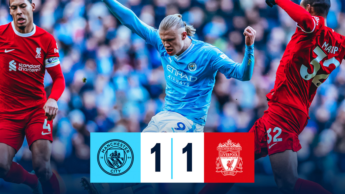 City 1-1 Liverpool: Resumen breve