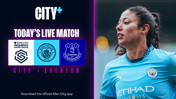 Watch our WSL home clash with Everton live today on CITY+