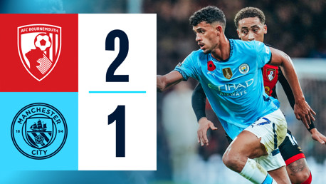 Cuplikan singkat: Bournemouth 2-1 City