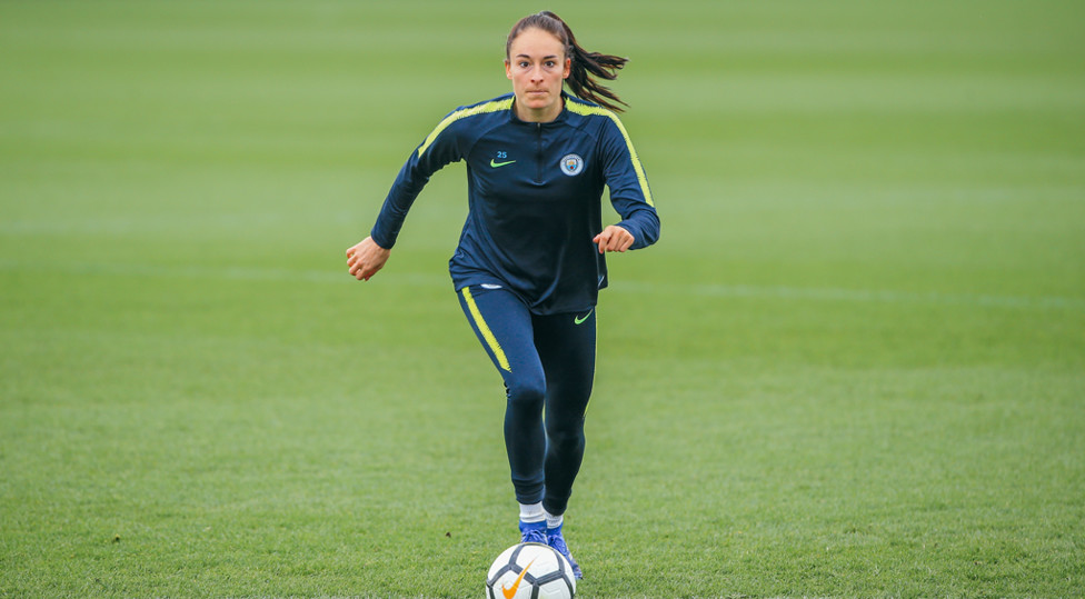 ON THE FRONT FOOT : Tessa Wullaert goes through her paces