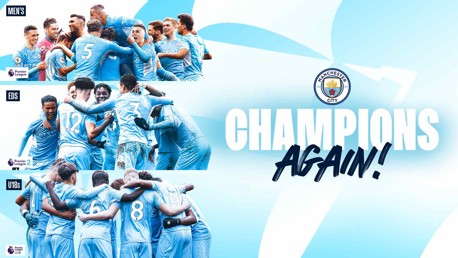 City secure historic second successive hat-trick of Premier League titles