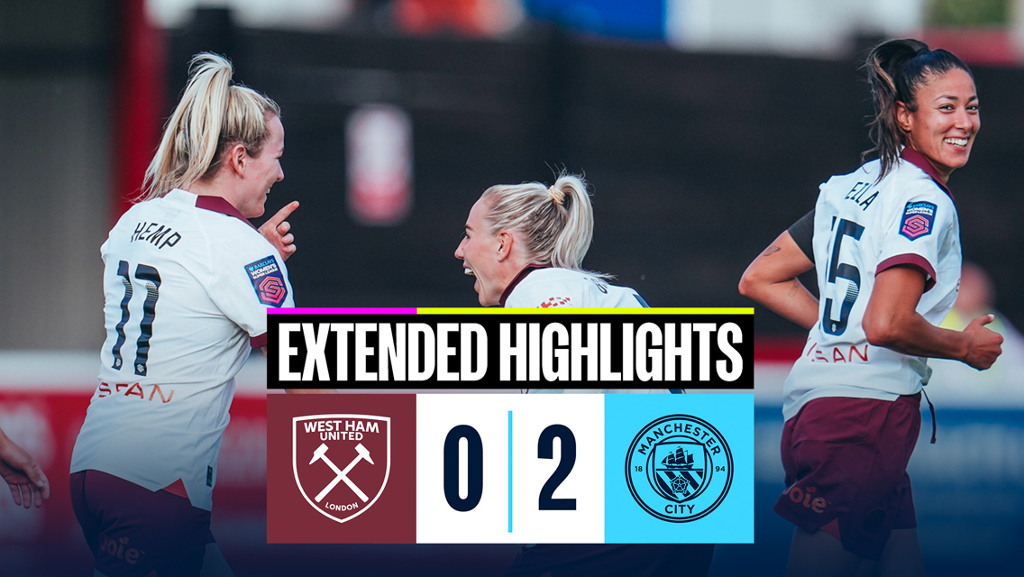 West Ham 0-2 City: WSL Extended highlights 