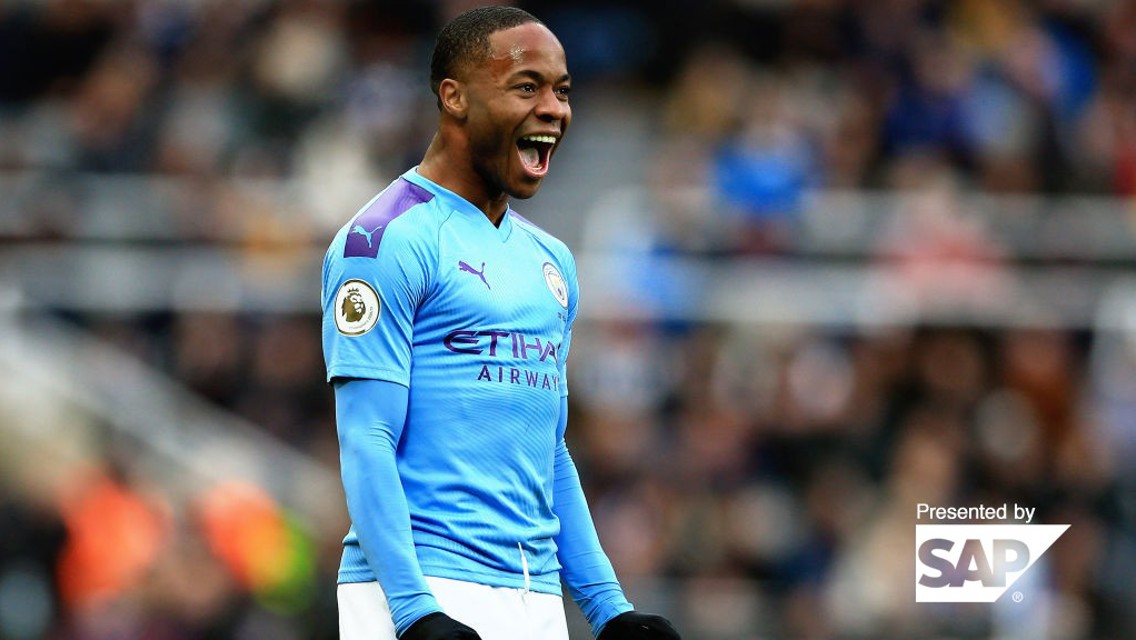 Assistências e gols: os números de Sterling