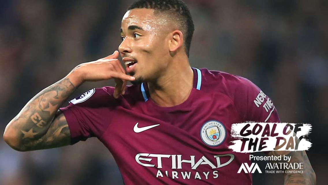 GOTD: Gabriel Jesus' strike from our 3-1 win last season is today's Goal of the Day