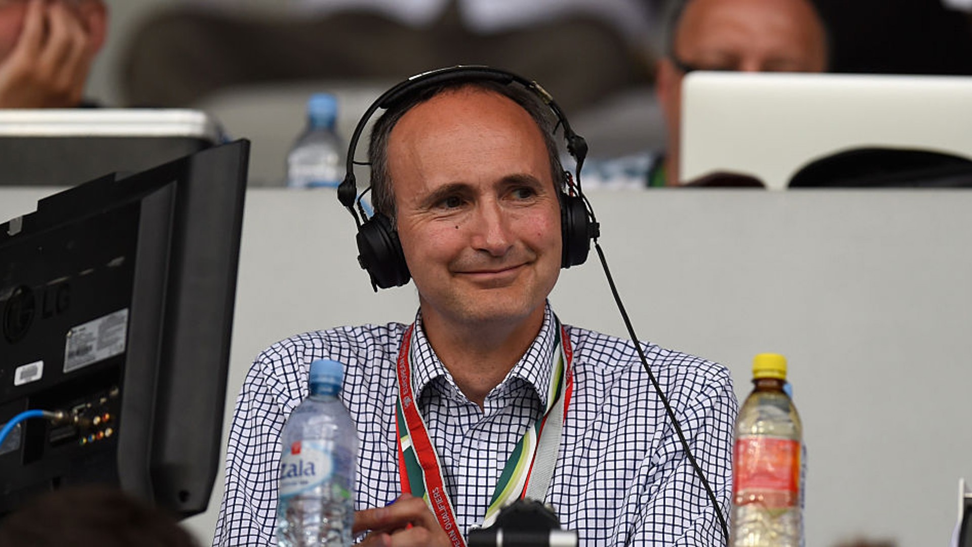 THE VOICE OF FOOTBALL: BBC 5 Live Football Correspondent John Murray