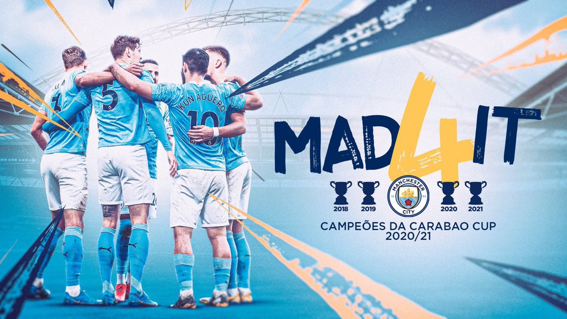 Fernandinho e Aguero: os maiores vencedores da história da Copa da Liga Inglesa