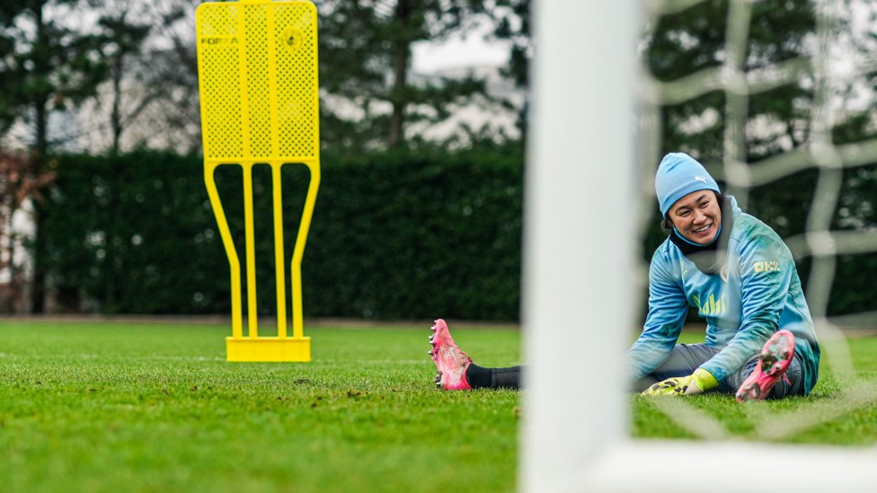 YAMA  : Our goalkeeper in fine spirits!