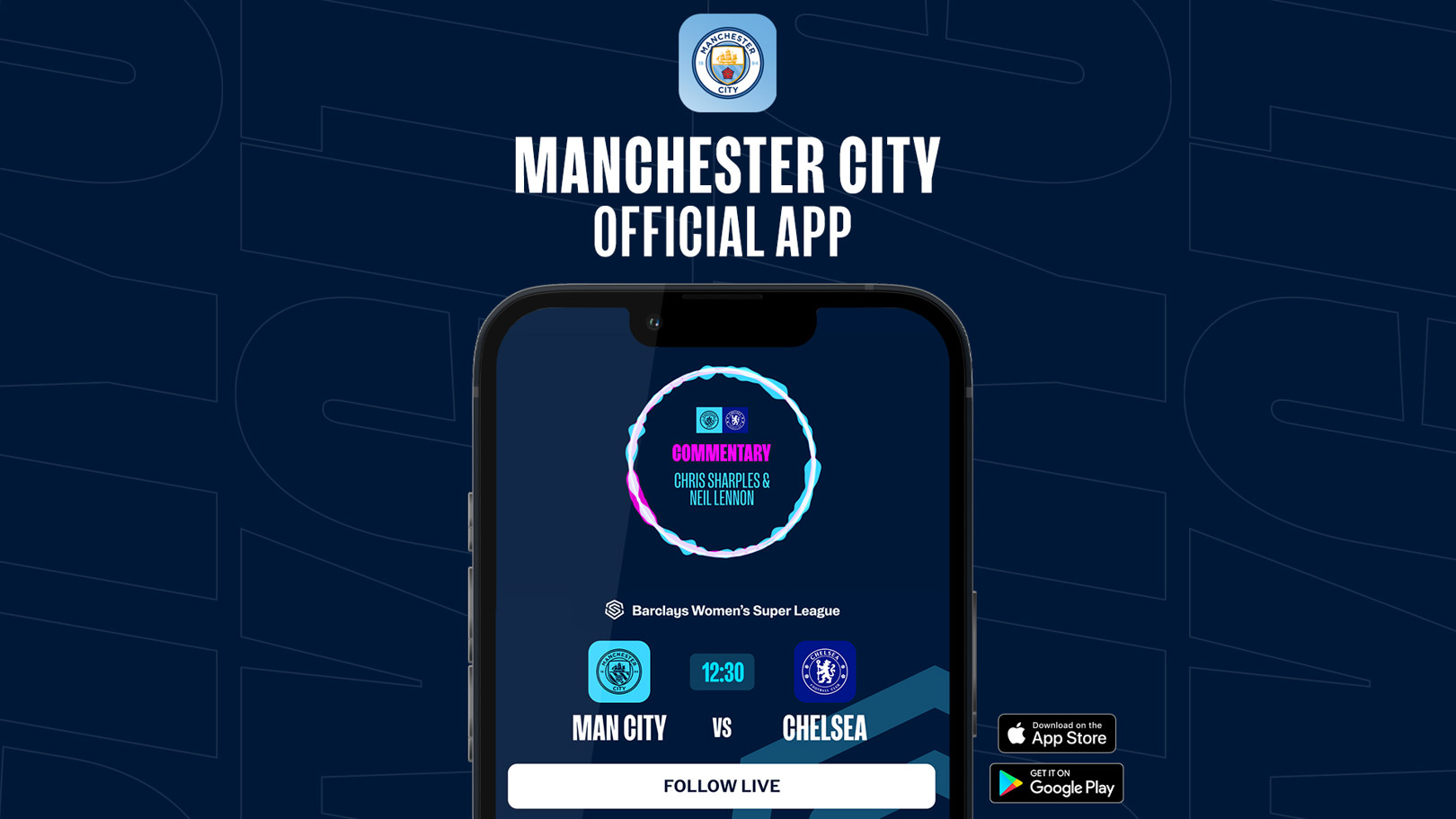 How To Follow City V Chelsea On Our Official App
