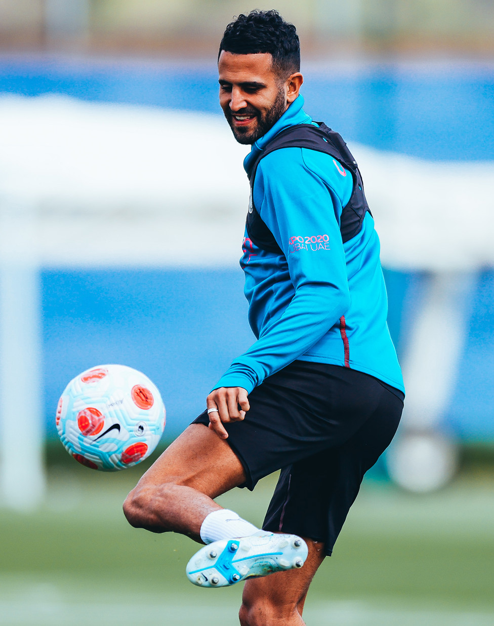 FLICK THE SWITCH: Riyad Mahrez shows off his skills
