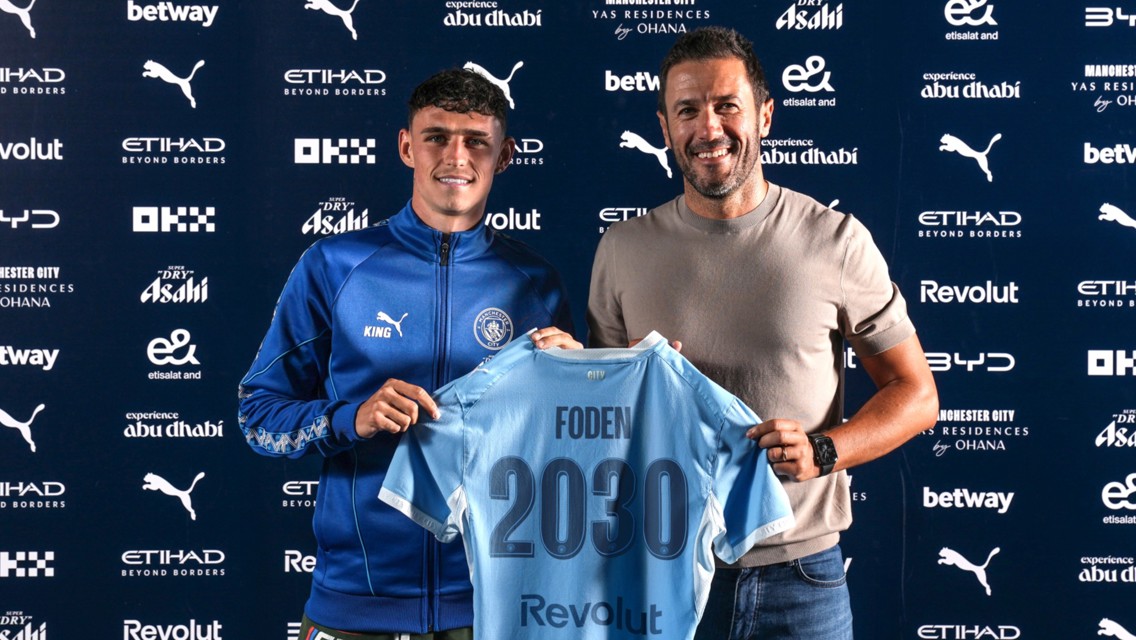Foden living out boyhood dream as he pens 2030 extension