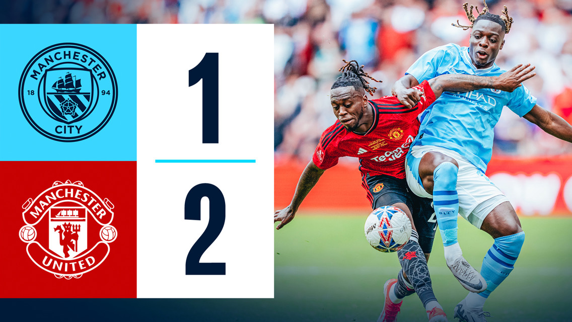 City 1-2 United: resumen final FA Cup 2024