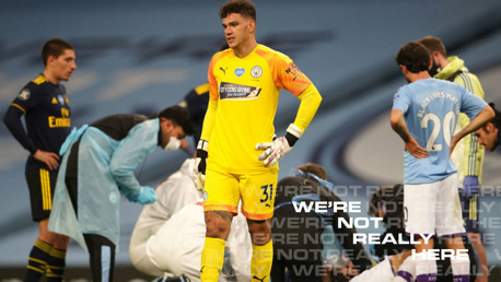 가르시아의 퇴원 후 안도하는 에데르손