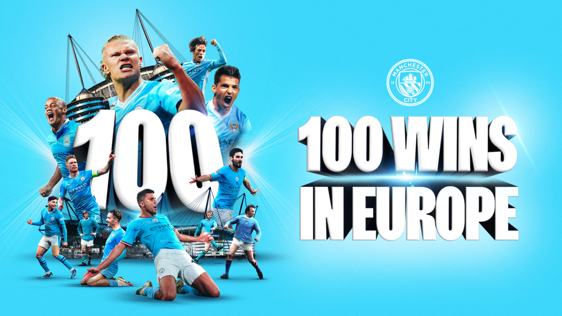City set unbeaten record as we reach 100 wins in Europe