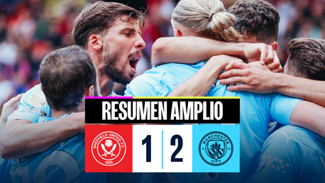 Sheffield United 1-2 City: resumen amplio