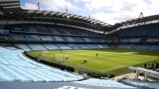 HOME: The sun shines on the Etihad ahead of the visit of West Ham.