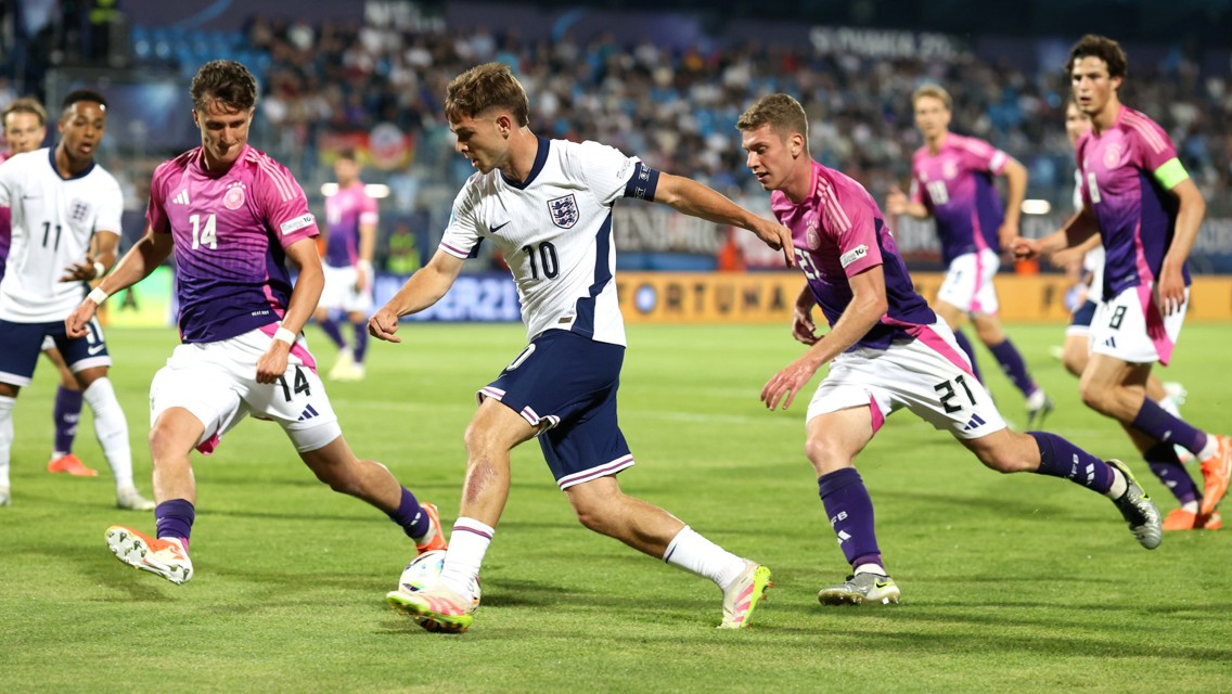 McAtee off the bench as England lose at U21s Euros