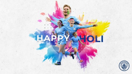 Happy Holi from Manchester City!