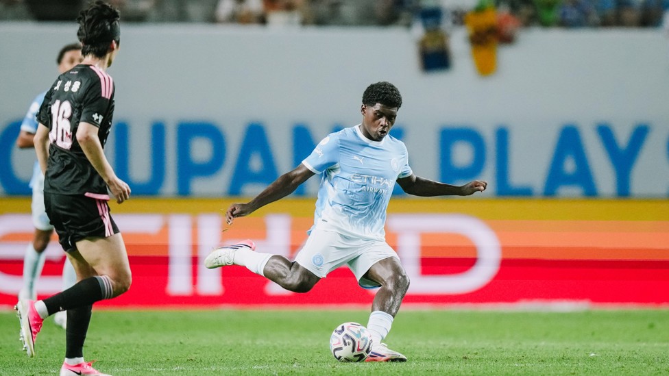SHINING STAR: Jayden Heskey was one of many of our young talents on the pitch 