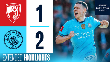 FA Cup extended highlights: Bournemouth 1-2 City