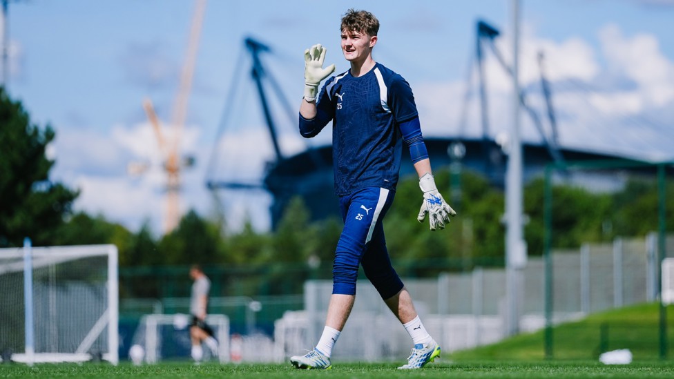 READY TO GO  : Ben Vickery prepared to train. 