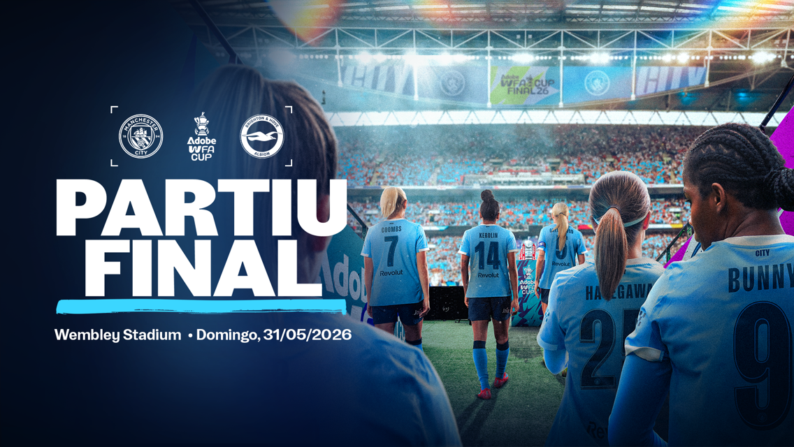City e Brighton na final da Copa da Inglaterra 