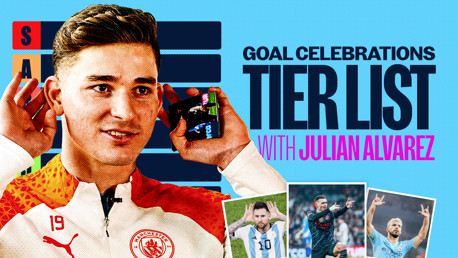 Julian Alvarez: Daftar teratas selebrasi gol City