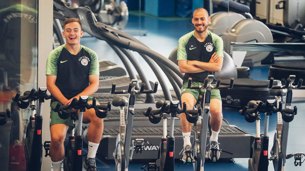 CYCLING : Luke Bolton and David Silva.