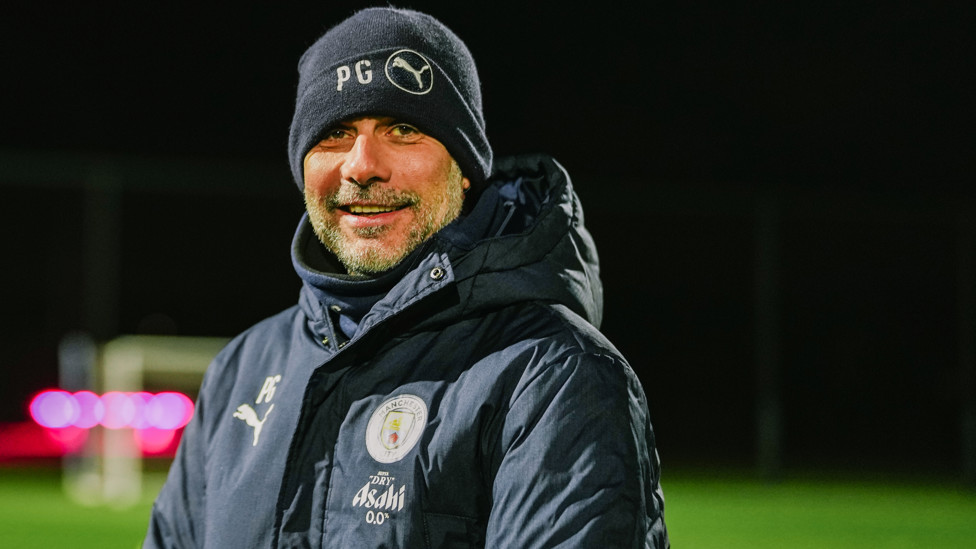 THE BOSS  : Pep Guardiola spots our snapper! 