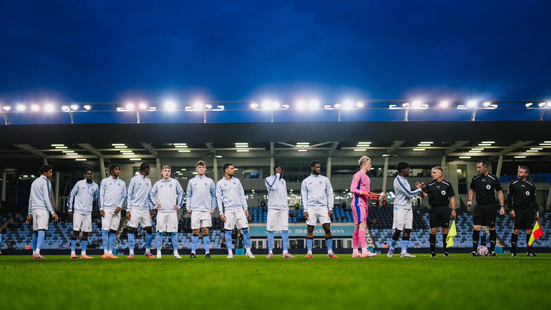STARTING LINE-UP : City's team to take on Southampton.