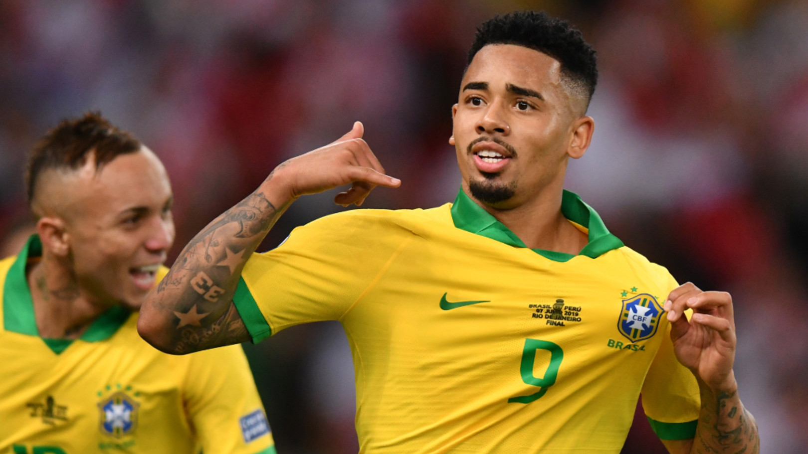 Gabriel Jesus scores as Brazil win Copa America