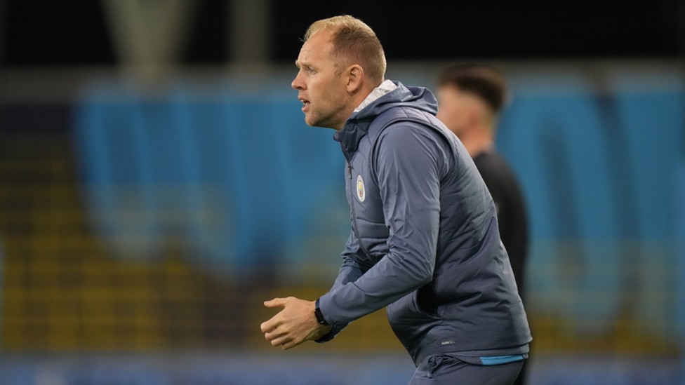 PASSION PLAY: Head coach Ben Wilkinson urges City on